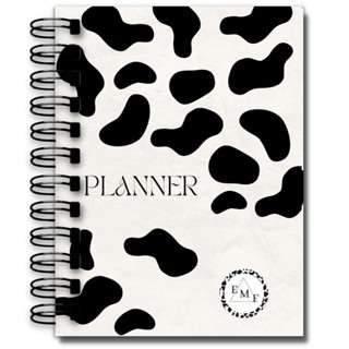 Agenda Planner White Moo - EMF- Planejamento Estratégico - A5 em Oferta na Shopee