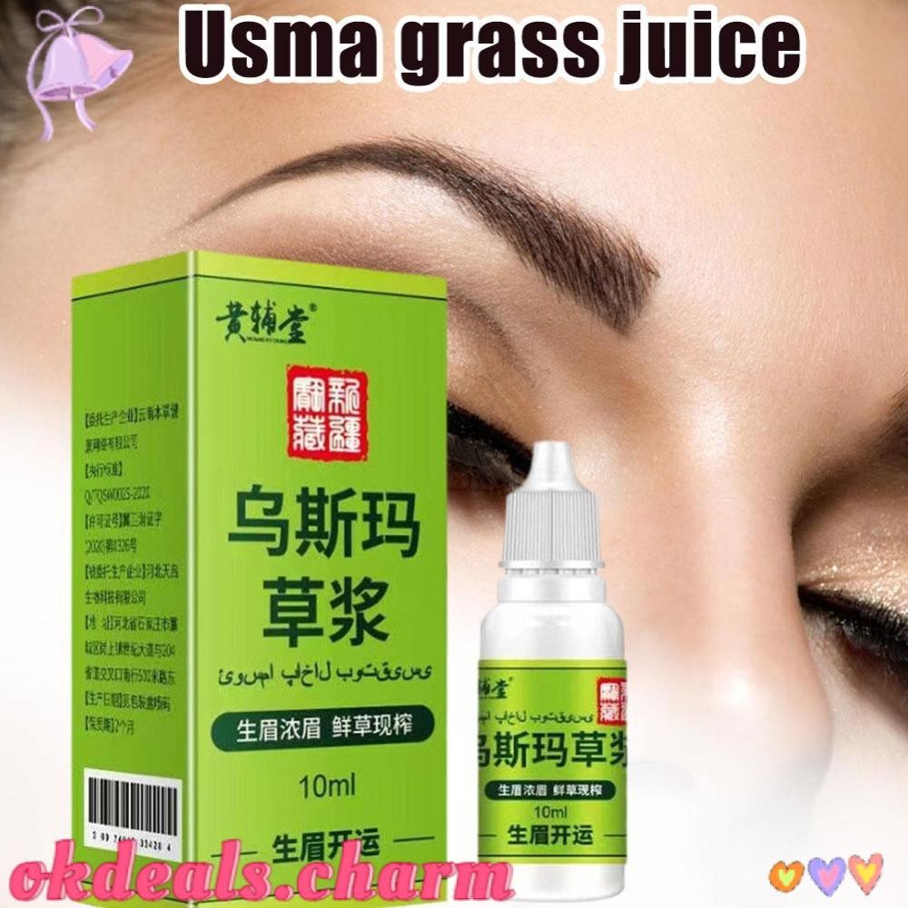 OKDEALS Usma Grass Sobrancelha Crescimento Líquido , De Cílios Xinjiang , Cru