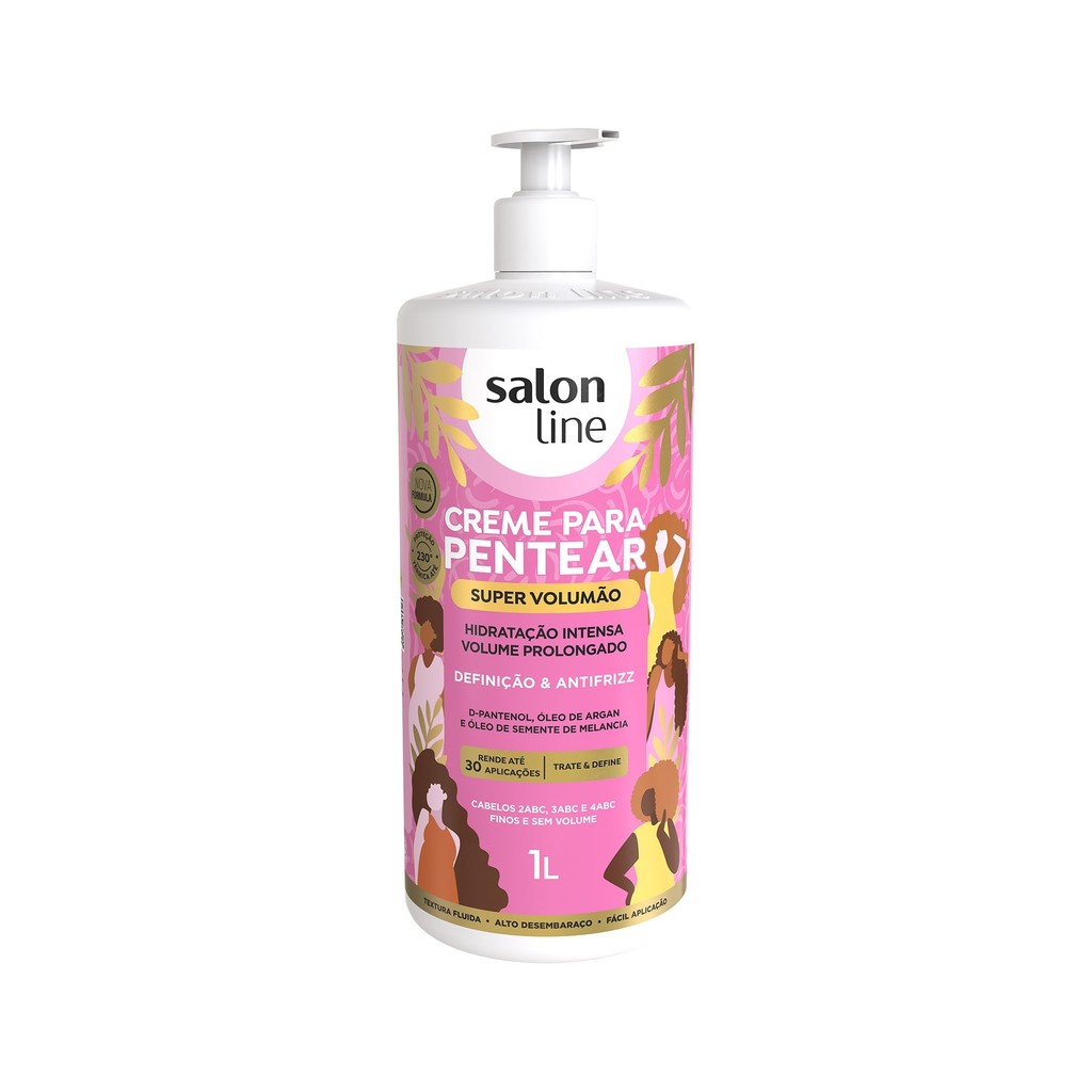 Creme para Pentear Super Volumão Salon Line 1L - Beauty