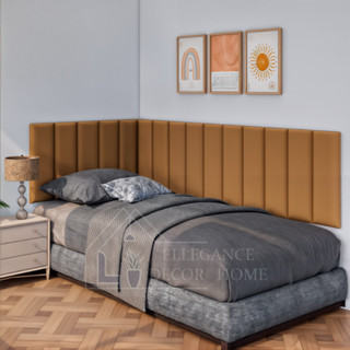 Kit 20 Cabeceira em L Adesiva Estofada Para Cama de Solteiro, Casal, Queen e King - Envio Imediato em Oferta na Shopee