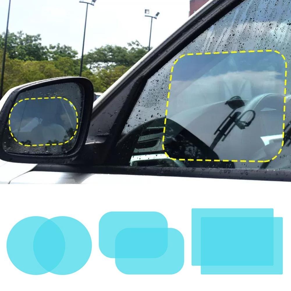 Película De Espelho Retrovisor De Carro 2/Peças Filme Anti-Embaçamento Para Vidro De Janela Lateral