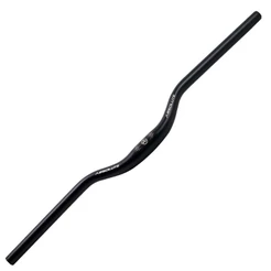Guidão Bicicleta MTB Absolute HB001 em Alumínio 720mm 31.8mm Curvo Altura 40mm Cor Preto