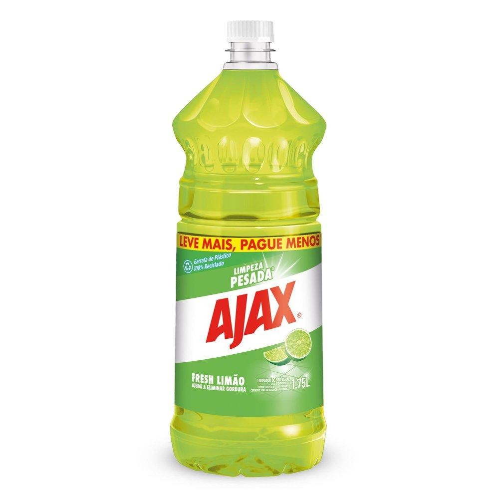 Limpador Diluível Ajax Fresh Lemon 1,75L em Oferta na Shopee