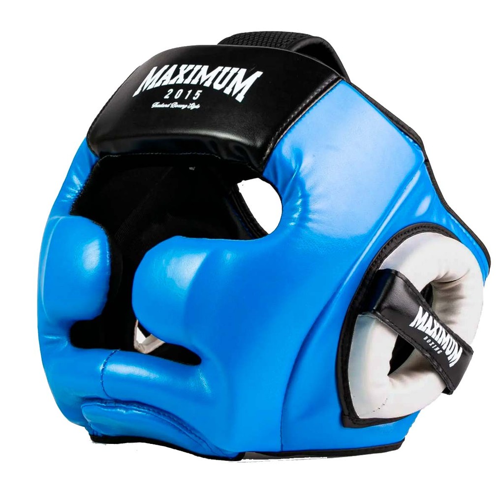 Capacete Anatômico com Tiras Ajustáveis Boxe Muay Thai - Maximum