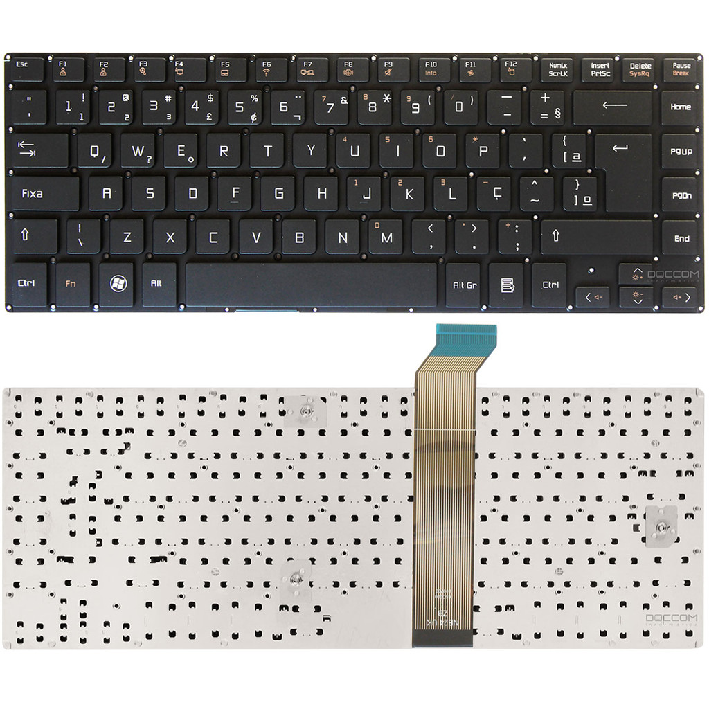 Teclado Compatível Com Notebook LG P430 Lgp43 Lgp430 P430-k P430-k.be43p1 | Marca Doccom