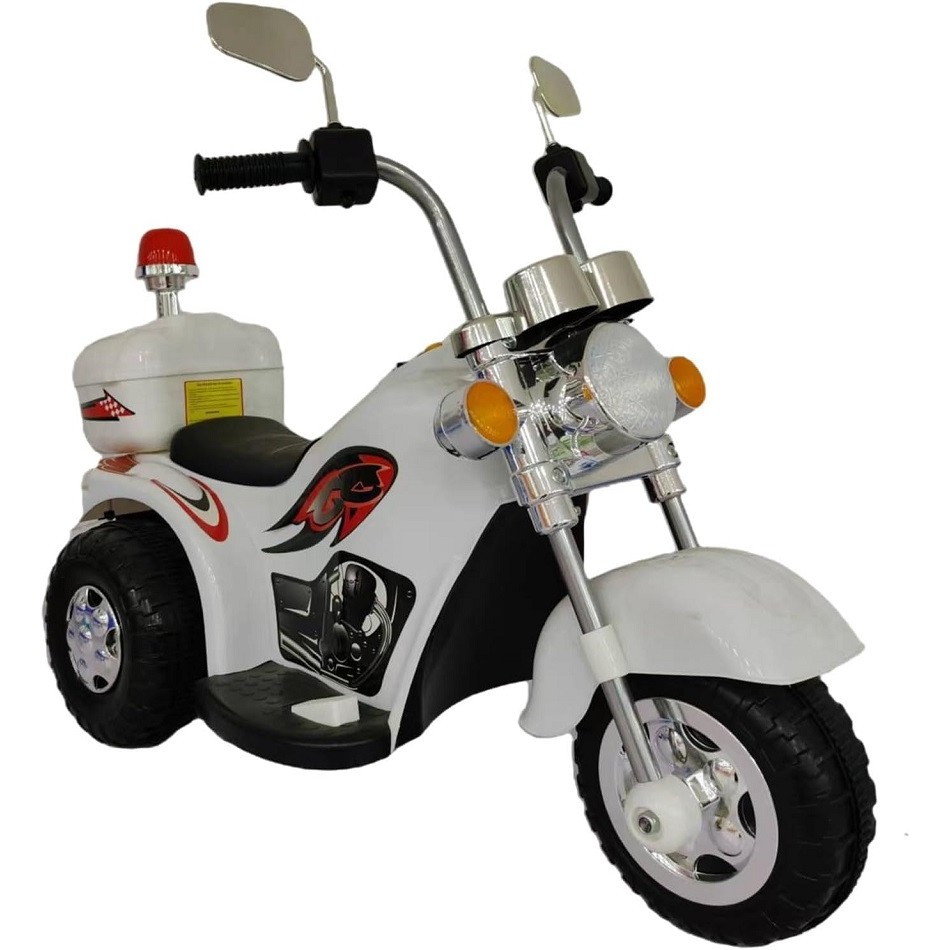 Moto Elétrica Infantil Guardian X 6V Branca - 2142 Bang Toys