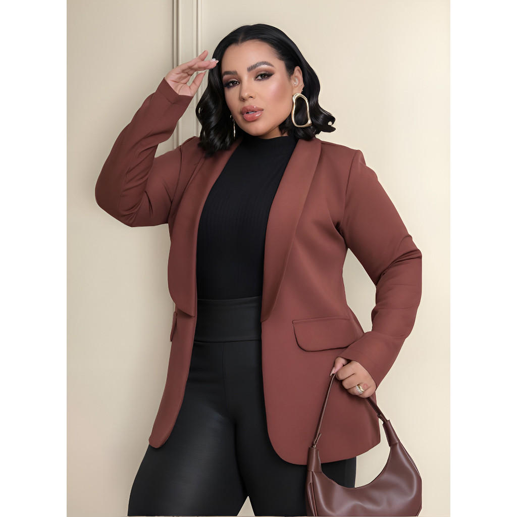 Max Blazer Alfaiataria Plus Size