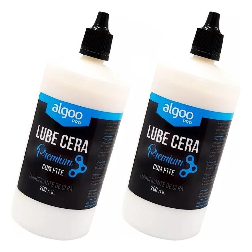 KIT 2 LUBRIFICANTE CERA ALGOO PREMIUM PTFE 200G CORRENTE BIKE em Oferta na Shopee