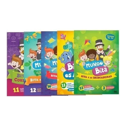 Dvd Mundo Bita Completo Animais, Natureza, Nosso Dia Outros