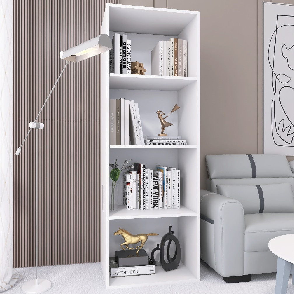 Estante Organizador Livreiro Prateleira Para Sala Quarto Escritório Gold 2 Módulos
