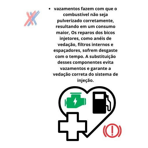 Kit Reparo Para Bico Injetor-marelli/fiat