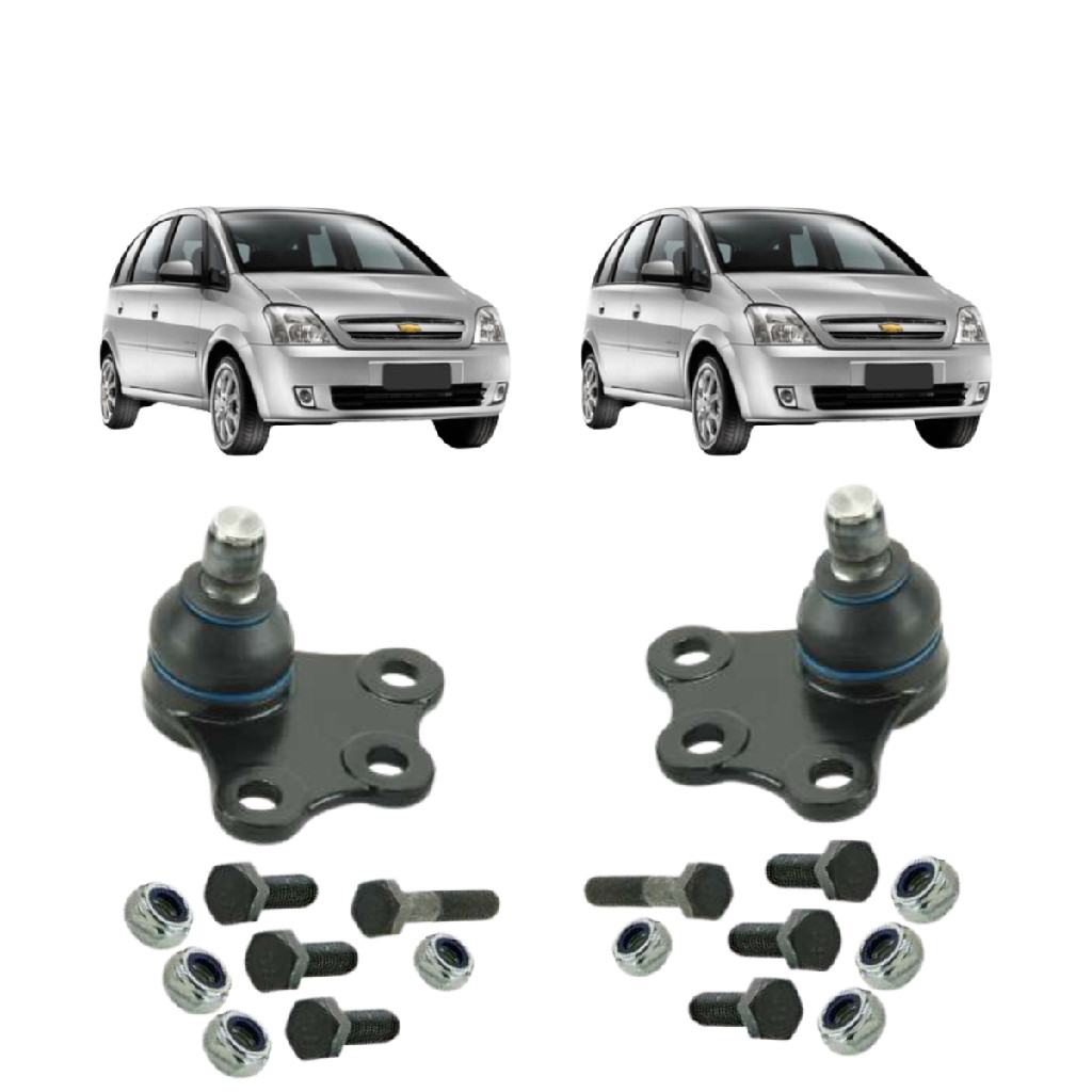 2 Pivô Suspensão Nakata Dianteiro Chevrolet Meriva Todos Os Modelos Direção Hidraulica 2003 A 2012