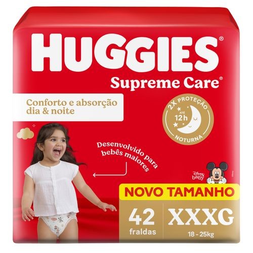 Fralda Huggies Supreme Care XXXG 42 Un
