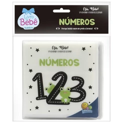 Livrinho de Contraste de Banho | Números | Olá, Bebê!