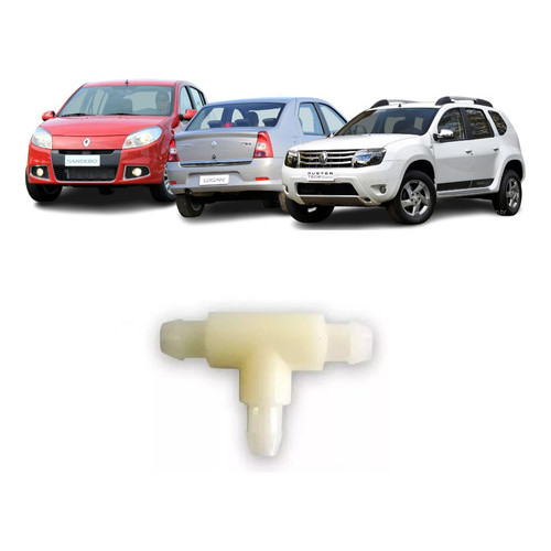 Conector T Mangueira Esguicho Logan Sandero Duster Original - Spare Parts and Accessories for Vehicles