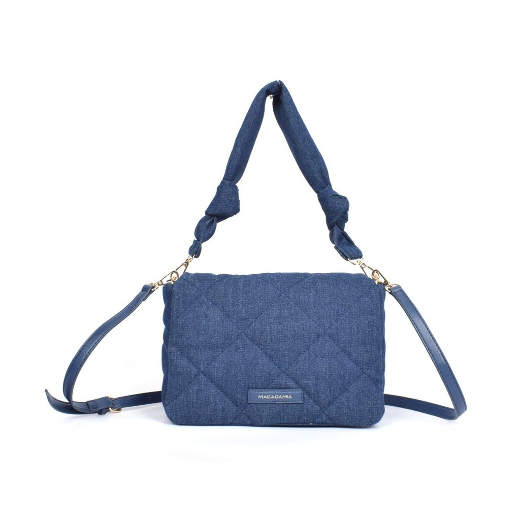 BOLSA TOTE TRANSVERSAL FEMININA MACADAMIA MC128 JEANS