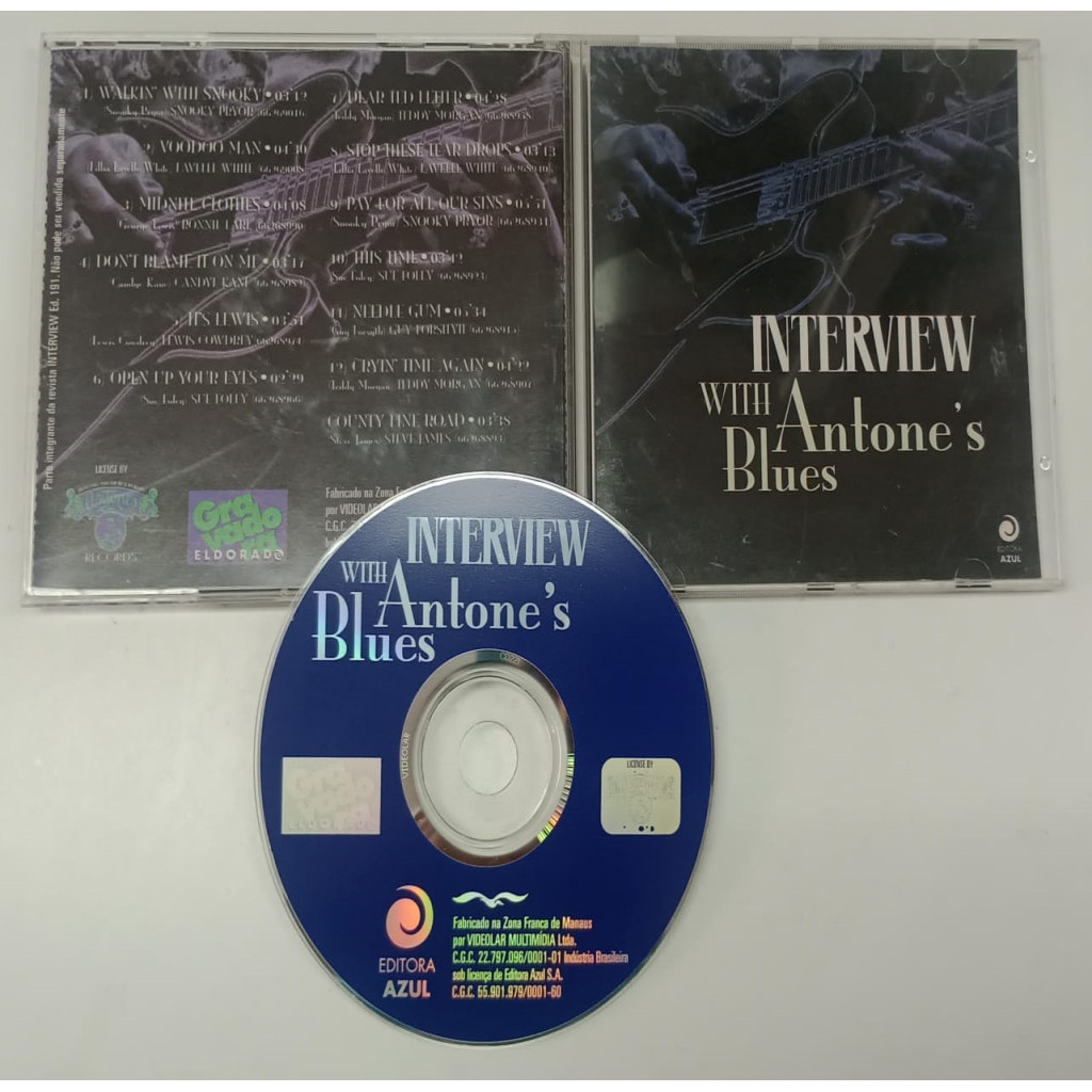 CD VÁRIOS ARTISTAS INTERVIEW WITH ANTONE''S BLUES