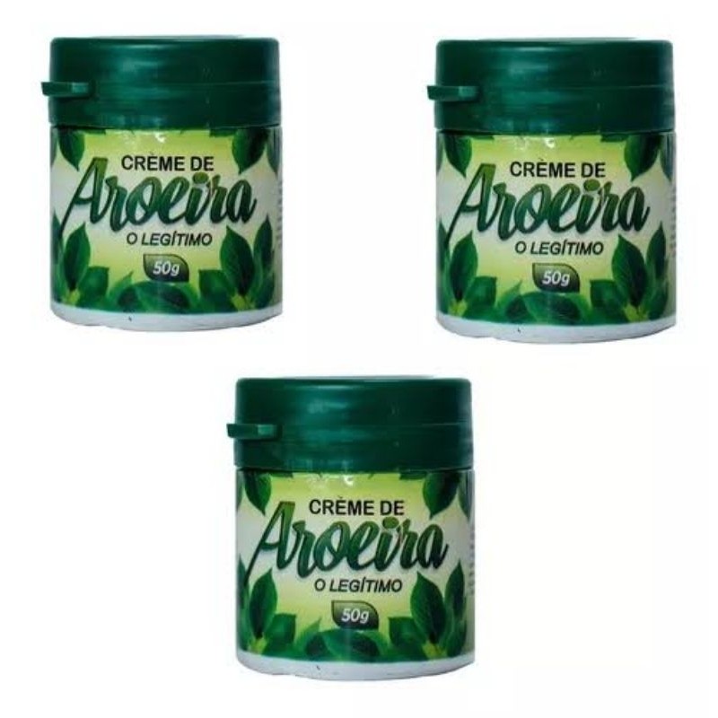 kit com 6 unid. creme de aroeira, pomada concentrada 50gr em Oferta na Shopee