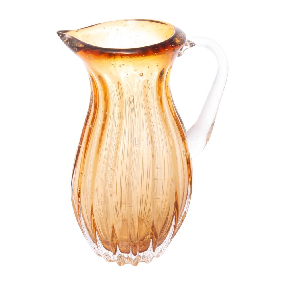 Jarra Wolff Italy de Vidro Âmbar 800ml