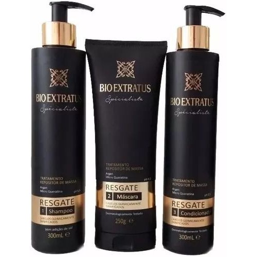 Kit Bio Extratus Spécialiste Resgate ( 3 Produtos ) em Oferta na Shopee