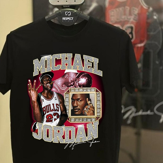Camisa de Basquete Michael J. Luxo Chicago Bulls Vintage Premium 03