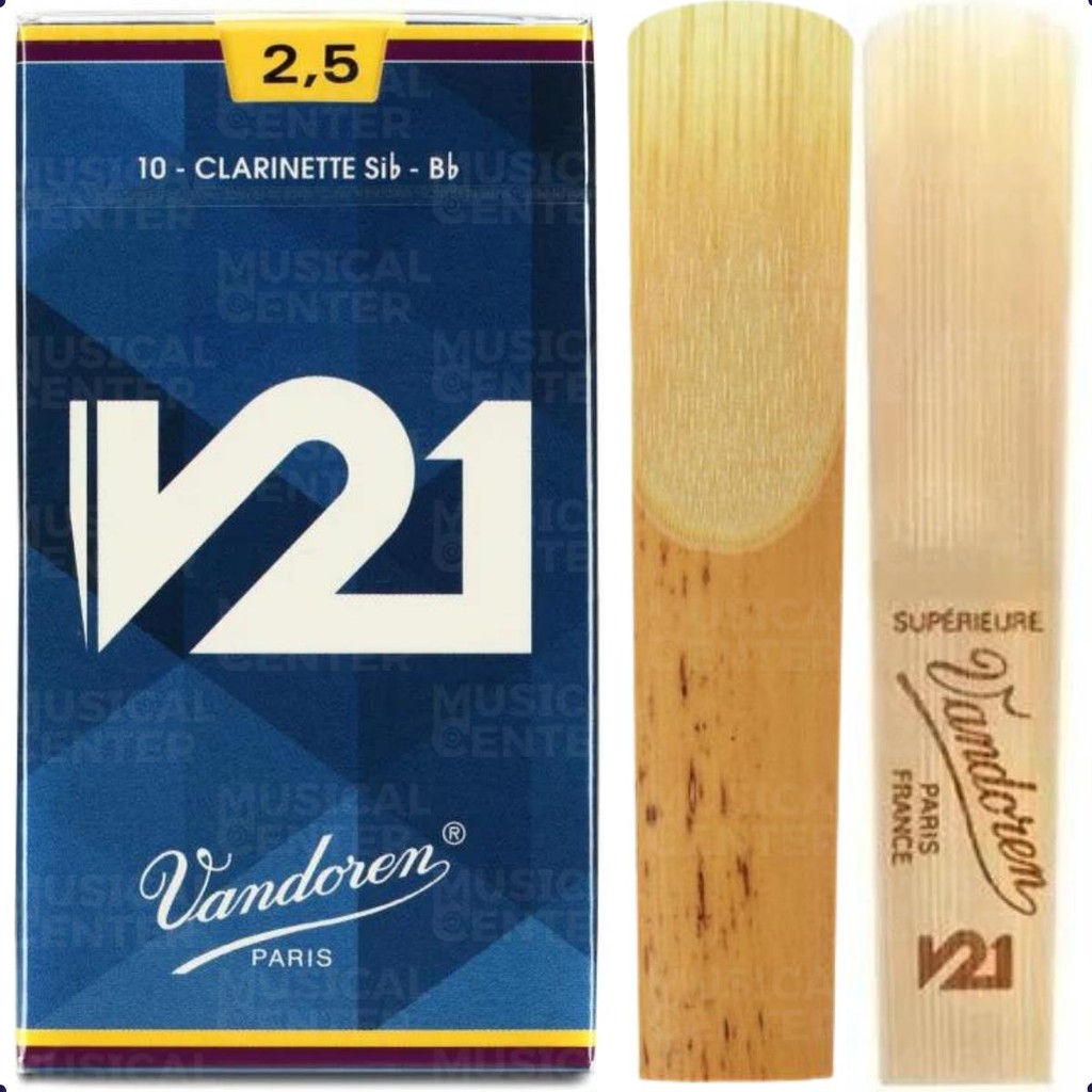 1 PALHETA P/CLARINETE SIb V21 Nº 2,5 VANDOREN ORIGINAL