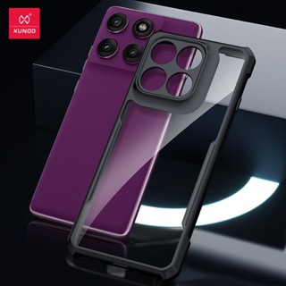 Para Motorola Moto Edge 60 Pro Caso XUNDD Airbags À Prova De Choque Transparente PC + TPU Capa De Proteção Da Câmera em Oferta na Shopee