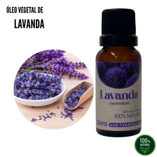 Óleo Vegetal de Lavanda – 100% Natural e Pronto para Uso | 20ml em Oferta na Shopee