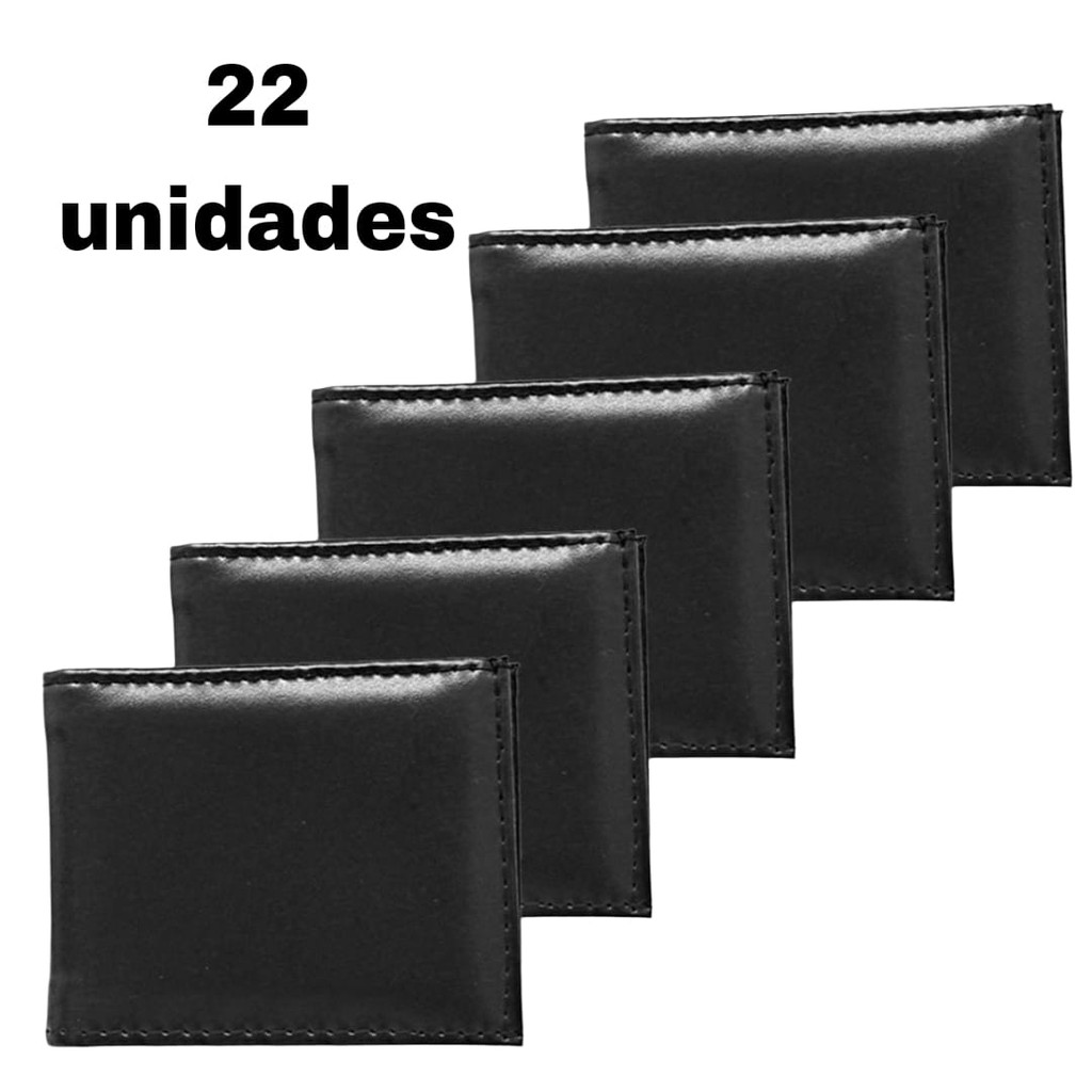 Carteira porta cartão masculina Slim Kit 22 Unidades Para Revendedor