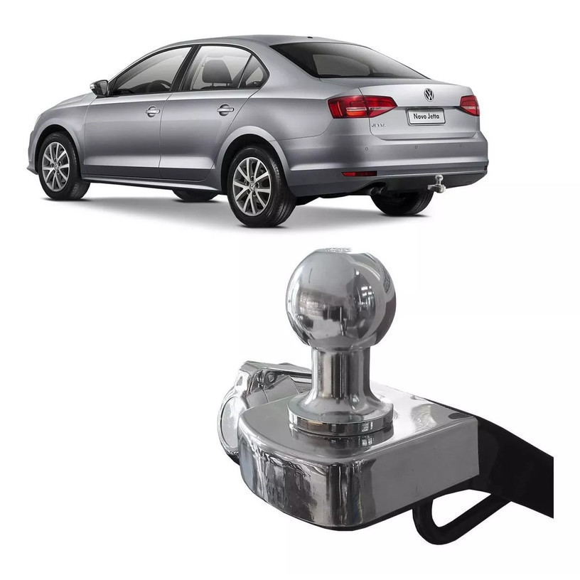 Engate Reboque Rabicho Fixo VW Jetta 2012 2013 2014 2015 2016 2017 2018 VW5031 bOM