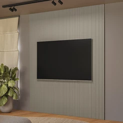 Painel para TV Até 85 Polegadas Ripado Gris Fosco 810010150 - Linea Brasil