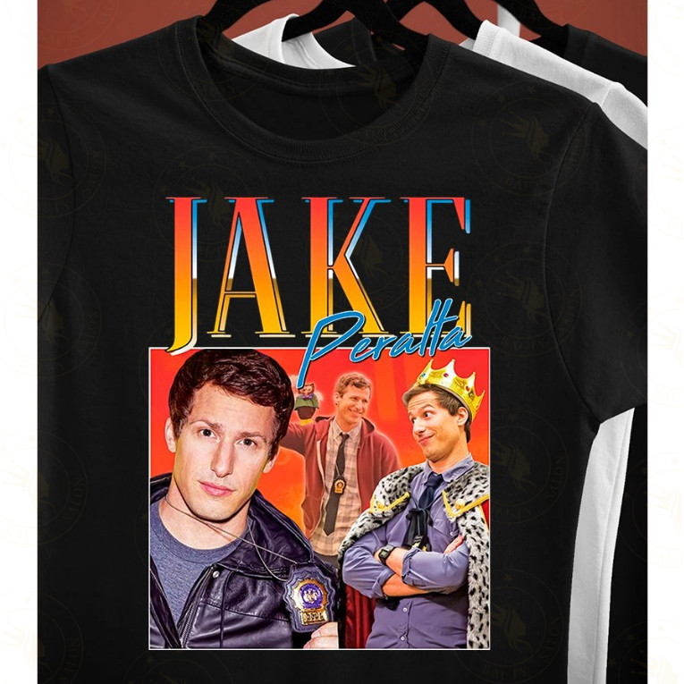 [Camiseta Premium em Algodão Puro]SISI Camiseta Jake Peralta Brooklyn 99 Seriado Humor Algodão Unissex