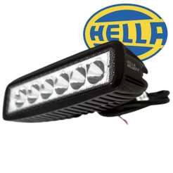 Farol Auxiliar LED Mini Barra Led Hella Valuefit 6 LED's 12V / 24V 18W 6000K 1000LM