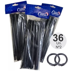 Bigodim Bigodinho Circular Nº1 Kit Com 12 Unidades