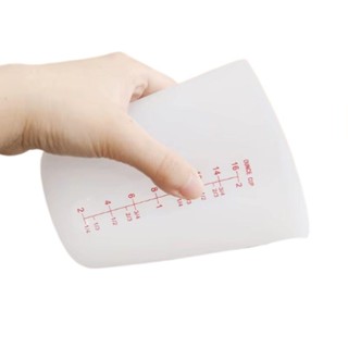 COPO MEDIDOR DE SILICONE DOSADOR CULINARIO 500ML JARRA MEDIDORA CONFEITARIA INGREDIENTES em Oferta na Shopee
