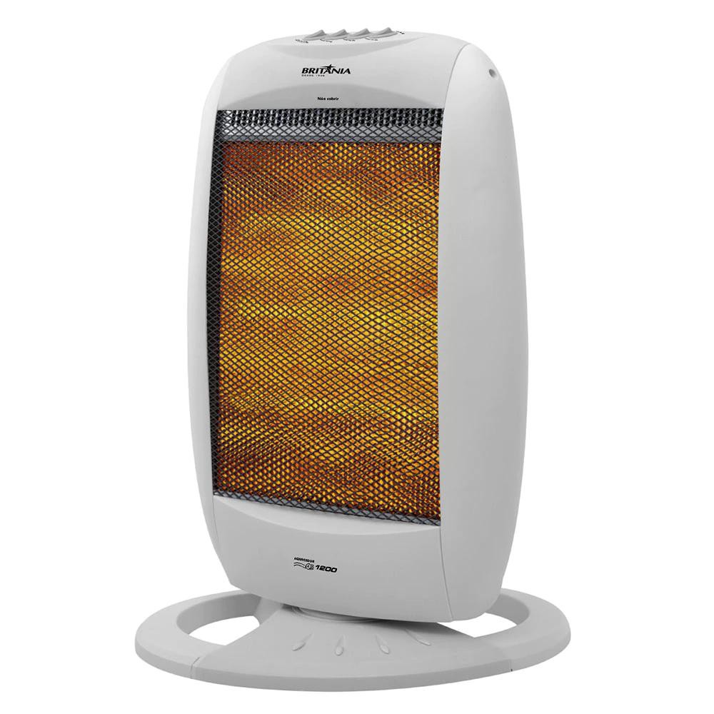 Aquecedor Elétrico Britânia 220v - AB1200 Branco  Portátil Rápido Econômico