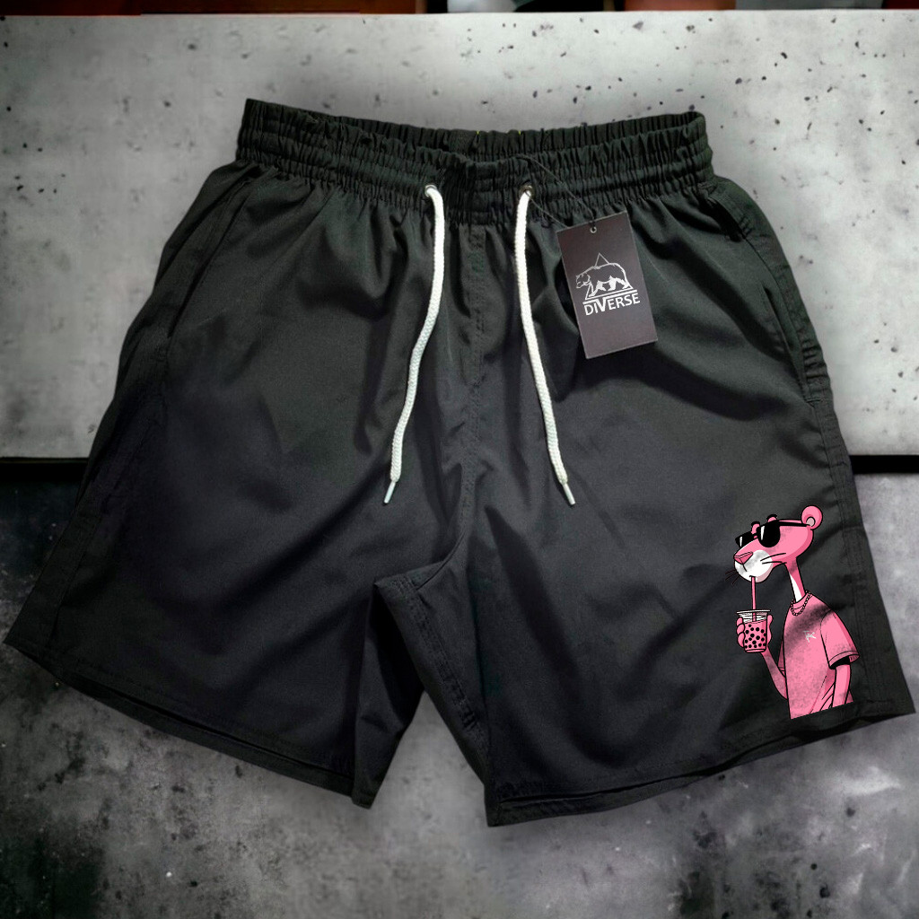 Bermuda Short Mauricinho Masculino Modelo Personagem Design Esportivo Elastano
