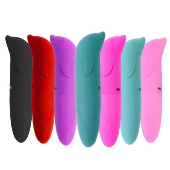 Golfinho vibrador ponto G com textura aveludada em Oferta na Shopee