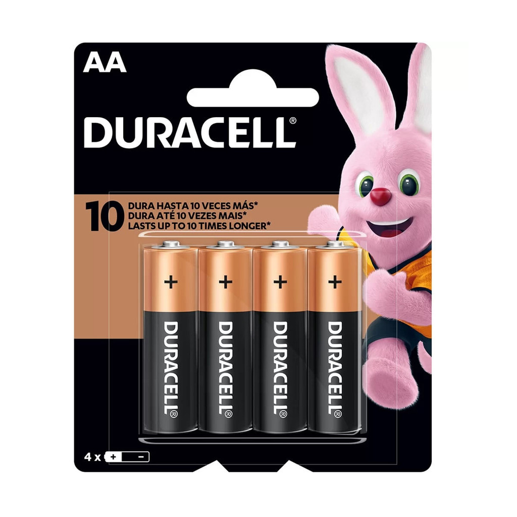 Pilha Duracell Alcalina Pequena AA -  4 Unidades em Oferta na Shopee