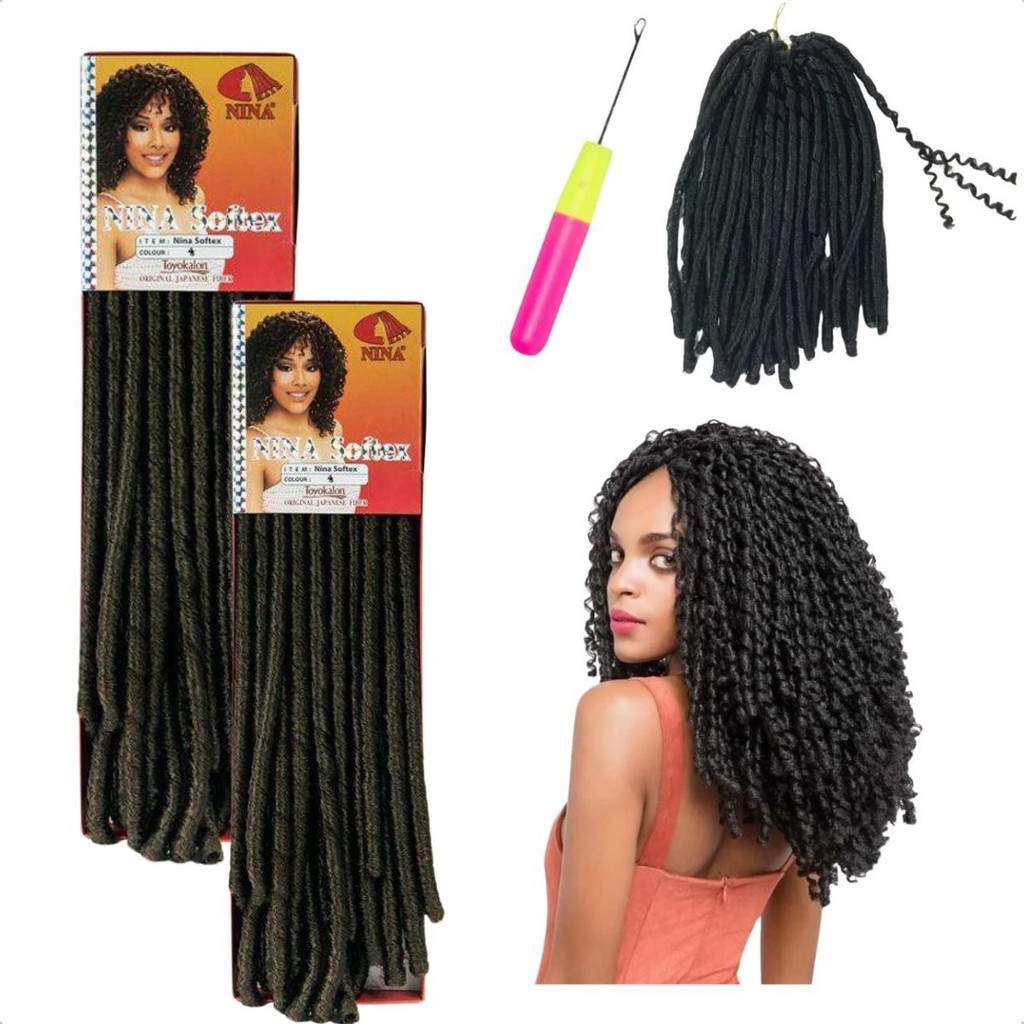 Kit 2 Unidades Nina Softex Dread Original + Agulha