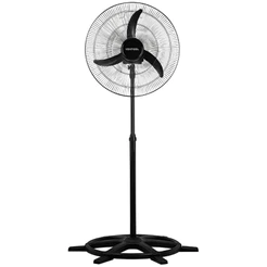 Ventilador de Coluna 60cm Preto Grade Metálica Monofásico Ventisol 536 (Bivolt)