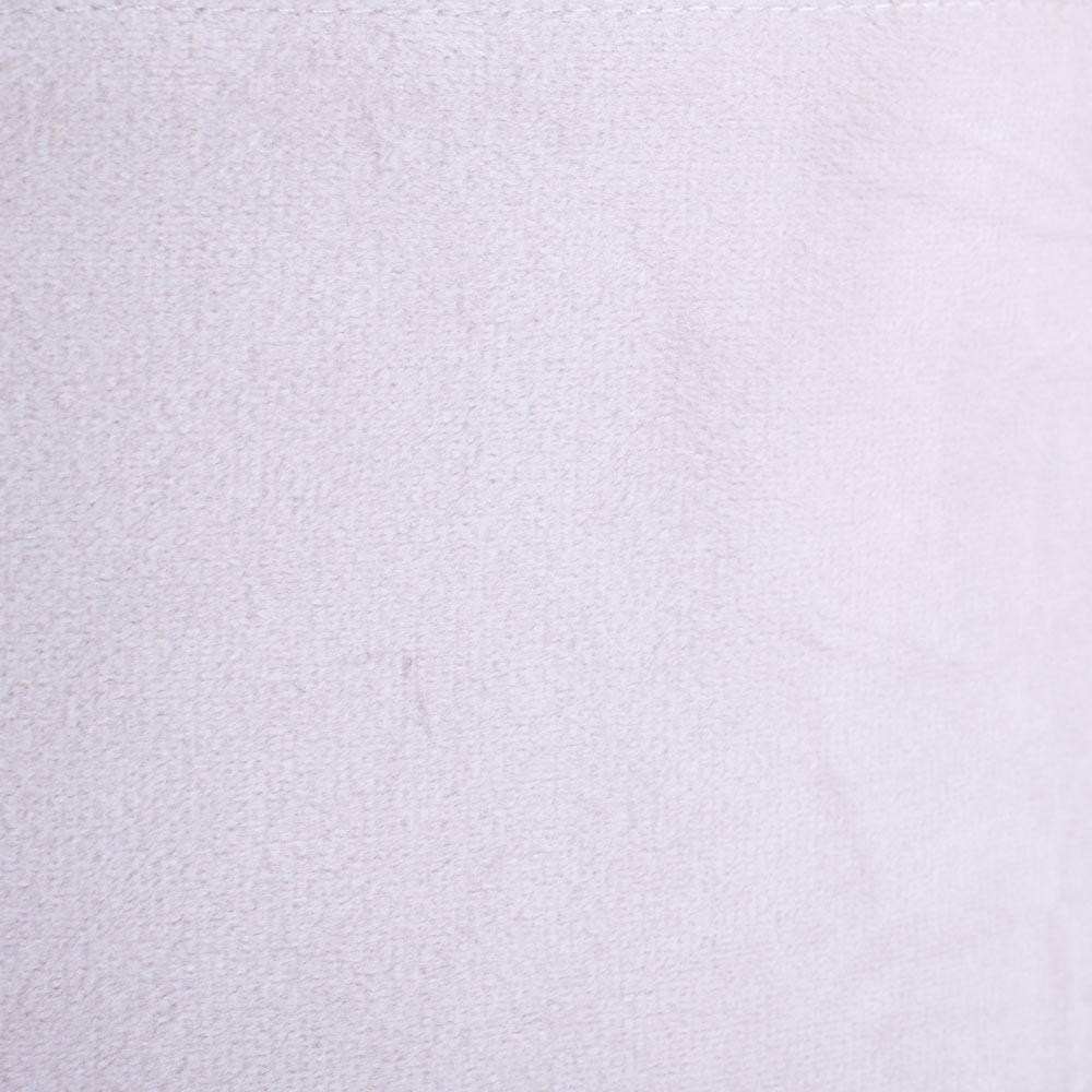 Detalhes do Puff Redondo 43cm com Pés Suede Metal Cazza Bege