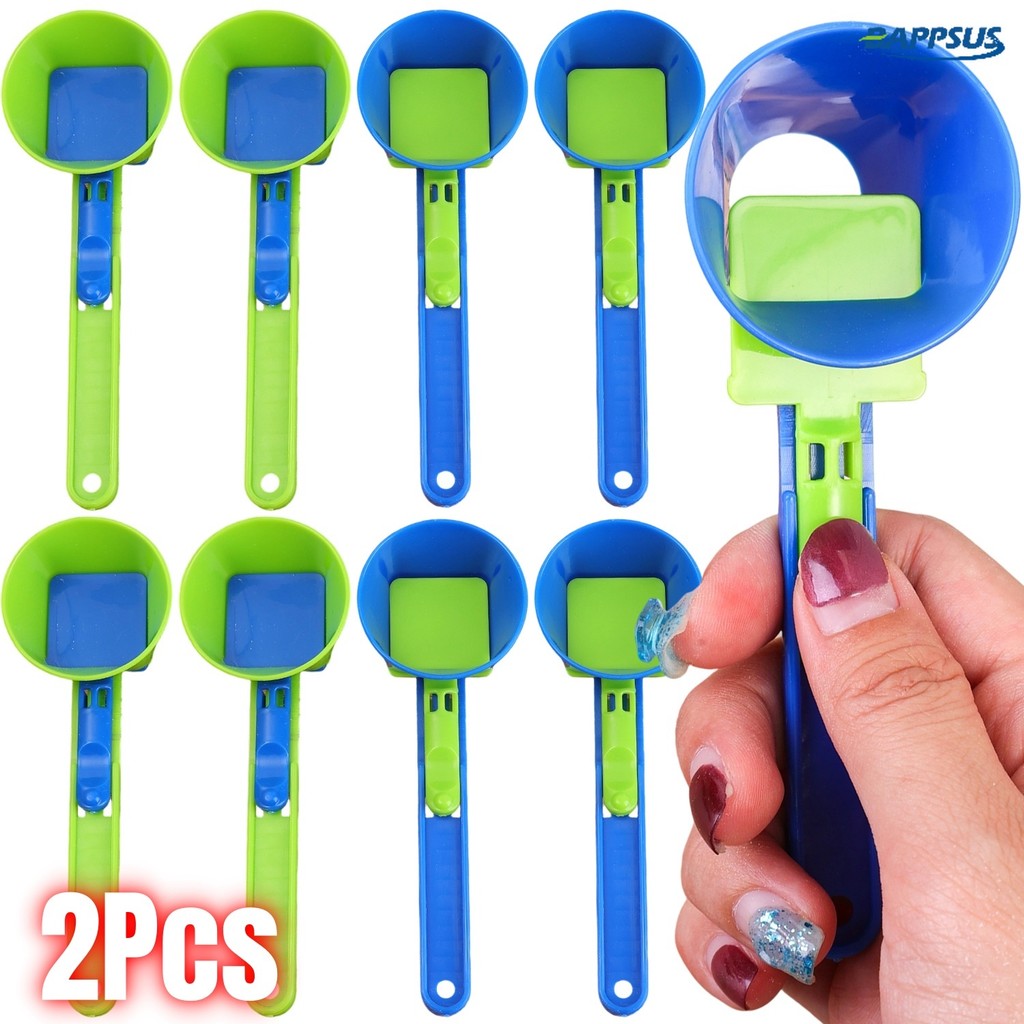 Colher Medidora Criativa De Leite Em Pó À Prova De Derramamento-Quantitativa De Suplemento De Proteína Deslizante-Utensí