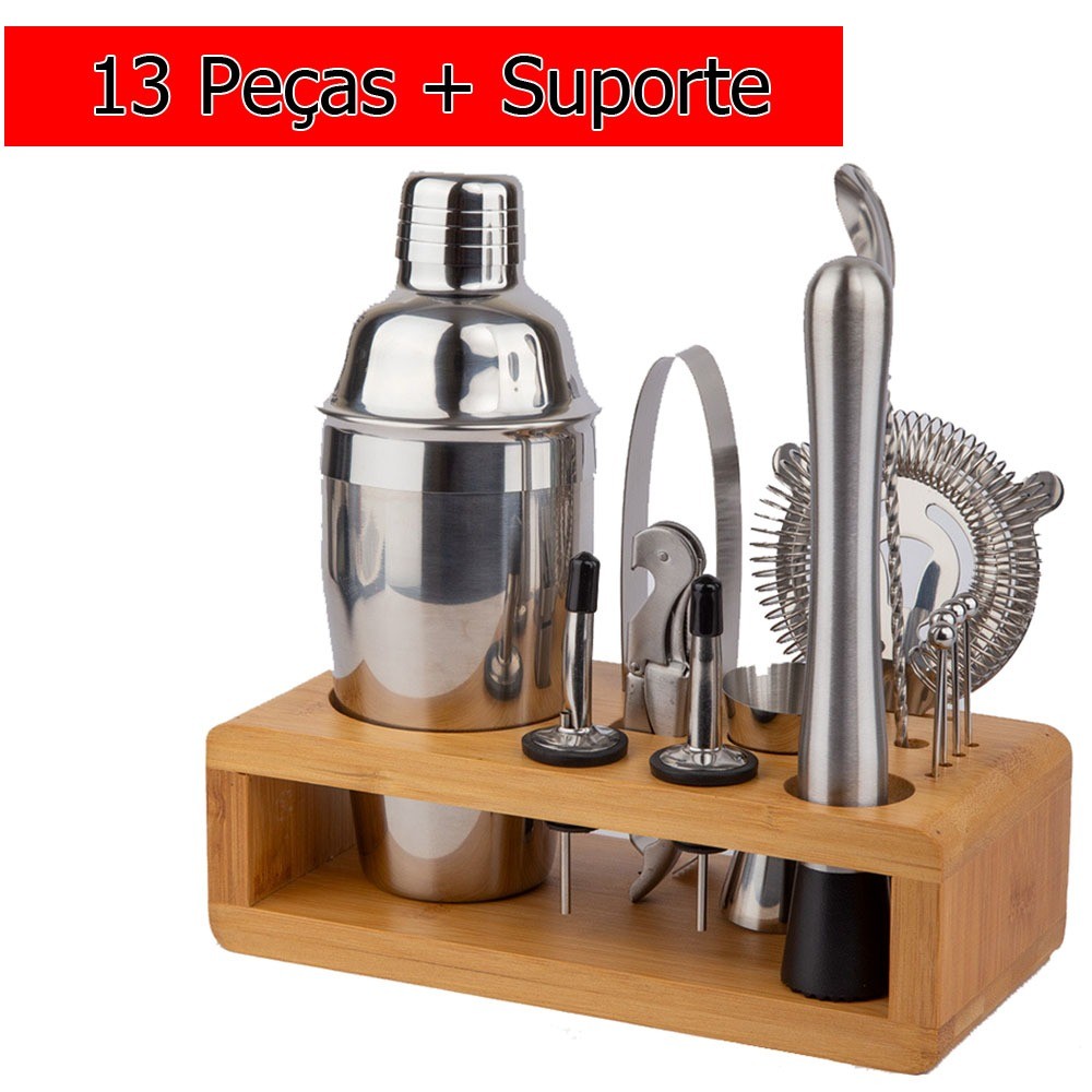 Kit Bar Coqueteleira Profissional Para Drinks Caipirinha batender - Barman cantinho churra...