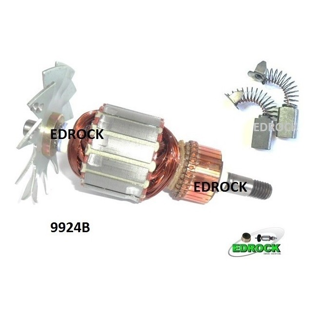 Lixadeira de Cinta Makita 9924B Induzido Rotor 220V Escova Carvão