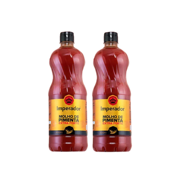 Kit Molhos de Pimenta Extra Forte Imperador 2 unidades de 900ml