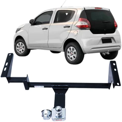 Engate Reboque Fixo Fiat Mobi 2021 A 2023 Furo Capacida Carga 400kg Aco Resistente Otima bOM
