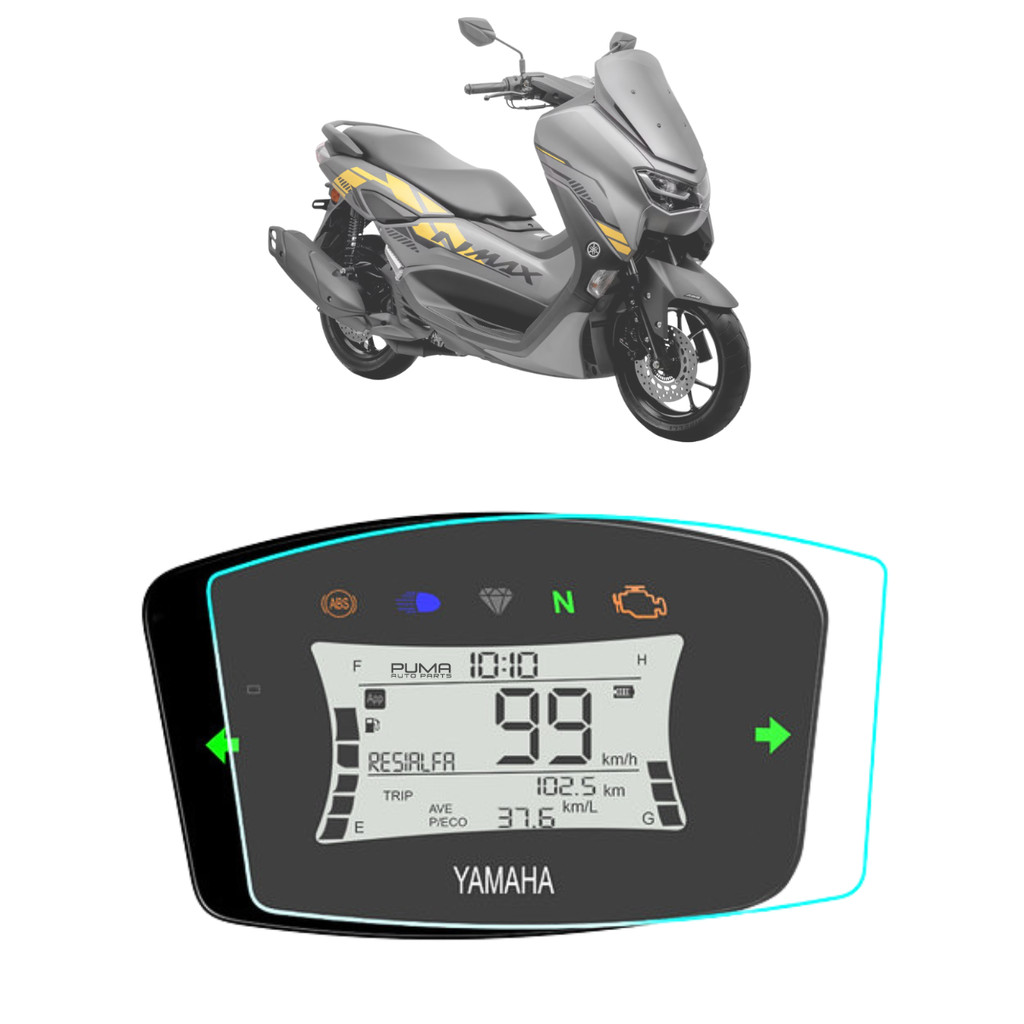 Película Protetora Painel Moto NMAX 160 2020 2021 2022 2023