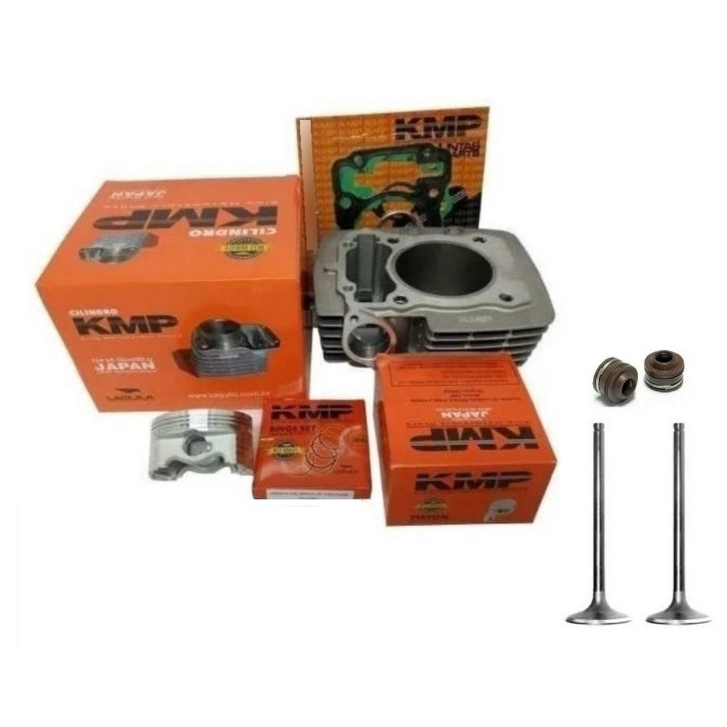Kit cilindro CG 150 Kmp com Valvula com retentor