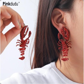 Pinkdudu Verão BOHO Oceano Concha Lagosta Brincos De Liga De Zinco Na Moda Femininos Jóias PD2249 em Oferta na Shopee